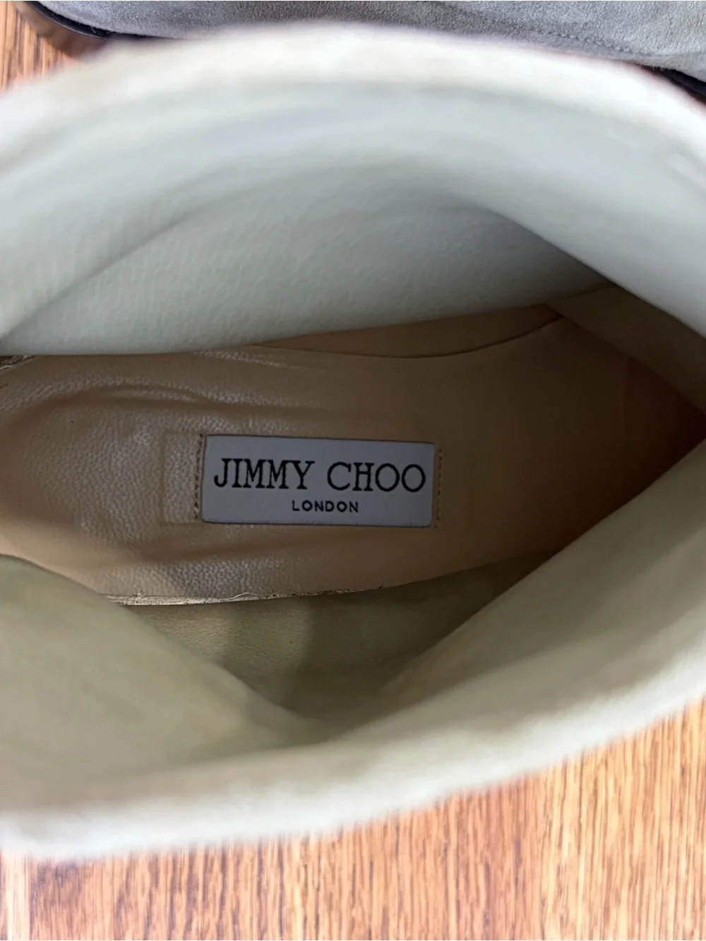 Jimmy Choo Grey Suede Ankle Boots (39)